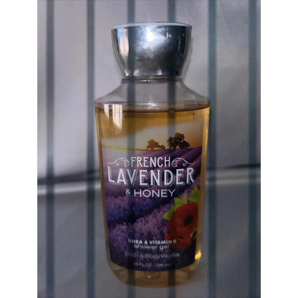 Bath & Body Works FRENCH LAVENDER & HONEY Shea & Vitamin E SHOWER GEL 10oz - New